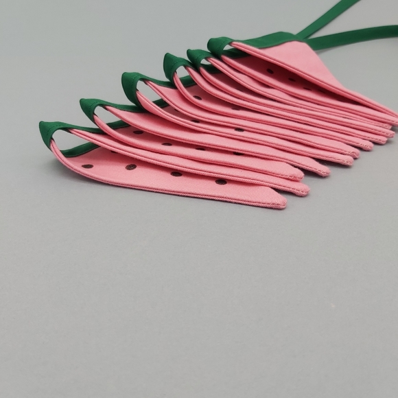 FABRIC GARLAND FLAG BUNTING, WATERMELON BUNTING, WALL DECORATION, PARTY DECOR - Picture 2 of 10